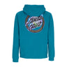 Santa Cruz, Felpa Cappuccio Zip Uomo Holo Flamed Dot Zip Hood, Verdigris