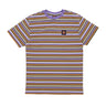 Santa Cruz, Maglietta Uomo Classic Label Stripe Tee, Moss Stripe