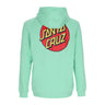 Santa Cruz, Felpa Cappuccio Uomo Classic Dot Chest Hoodie, Apple Mint