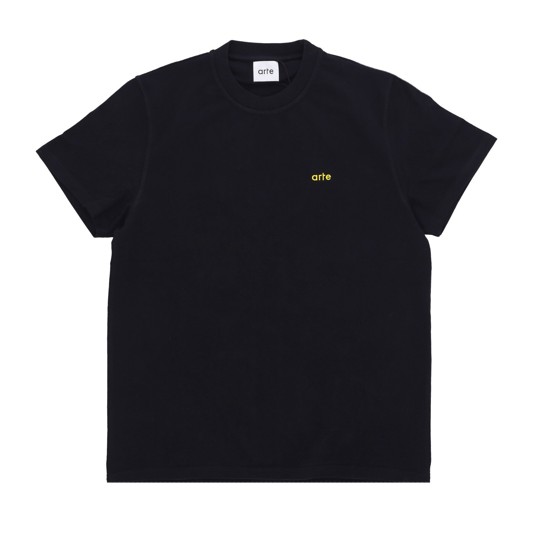 Men's T-Shirt Taut Back Y Print Tee Black