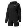 Puma, Completo Tuta Donna Loungewear Short Suit, Black
