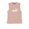 Puma, Canotta Donna Ess Slim Logo Tank, Dusty Tan