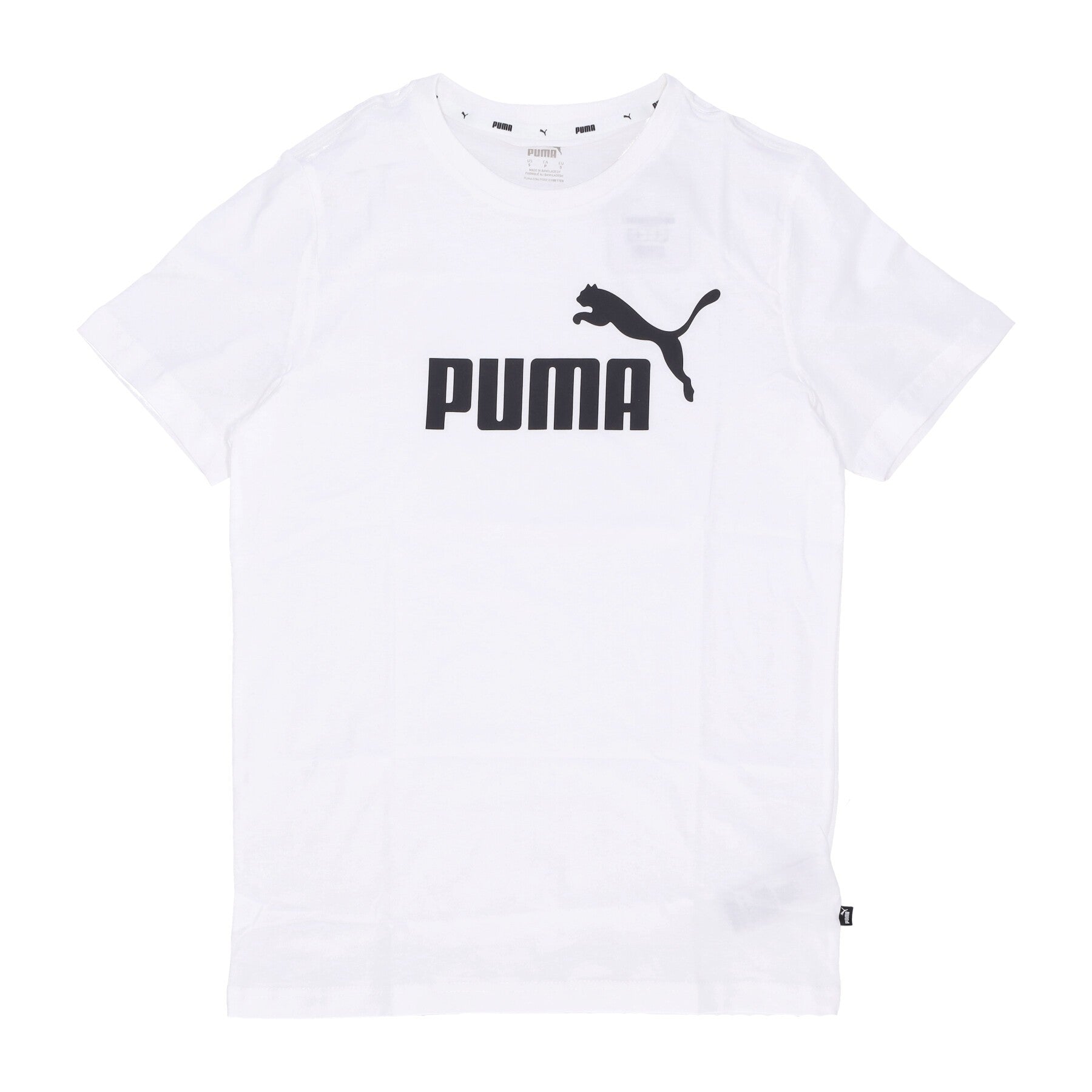 Puma, Maglietta Uomo Ess Logo Tee, White