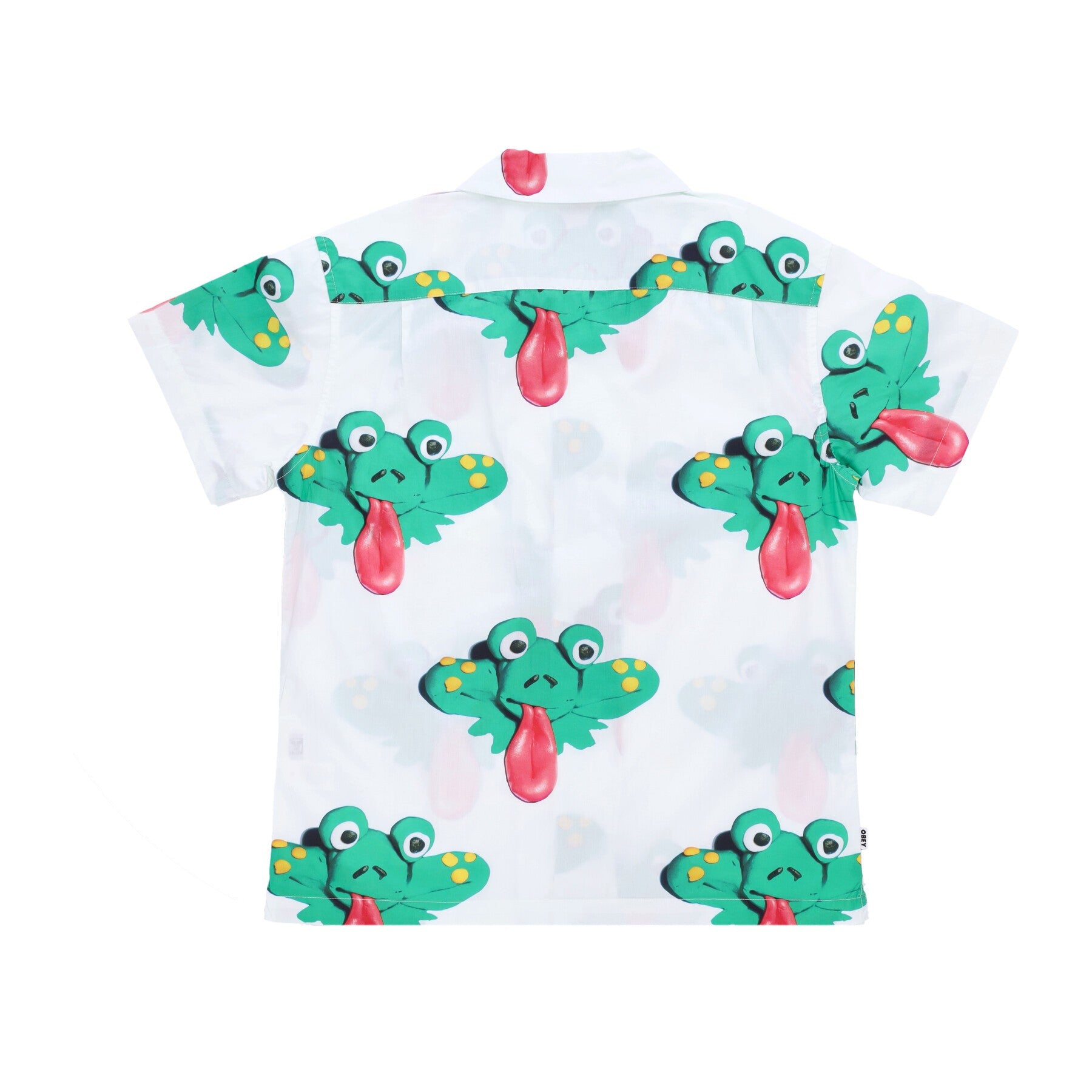 Obey, Camicia Manica Corta Uomo Frogman Woven S, 