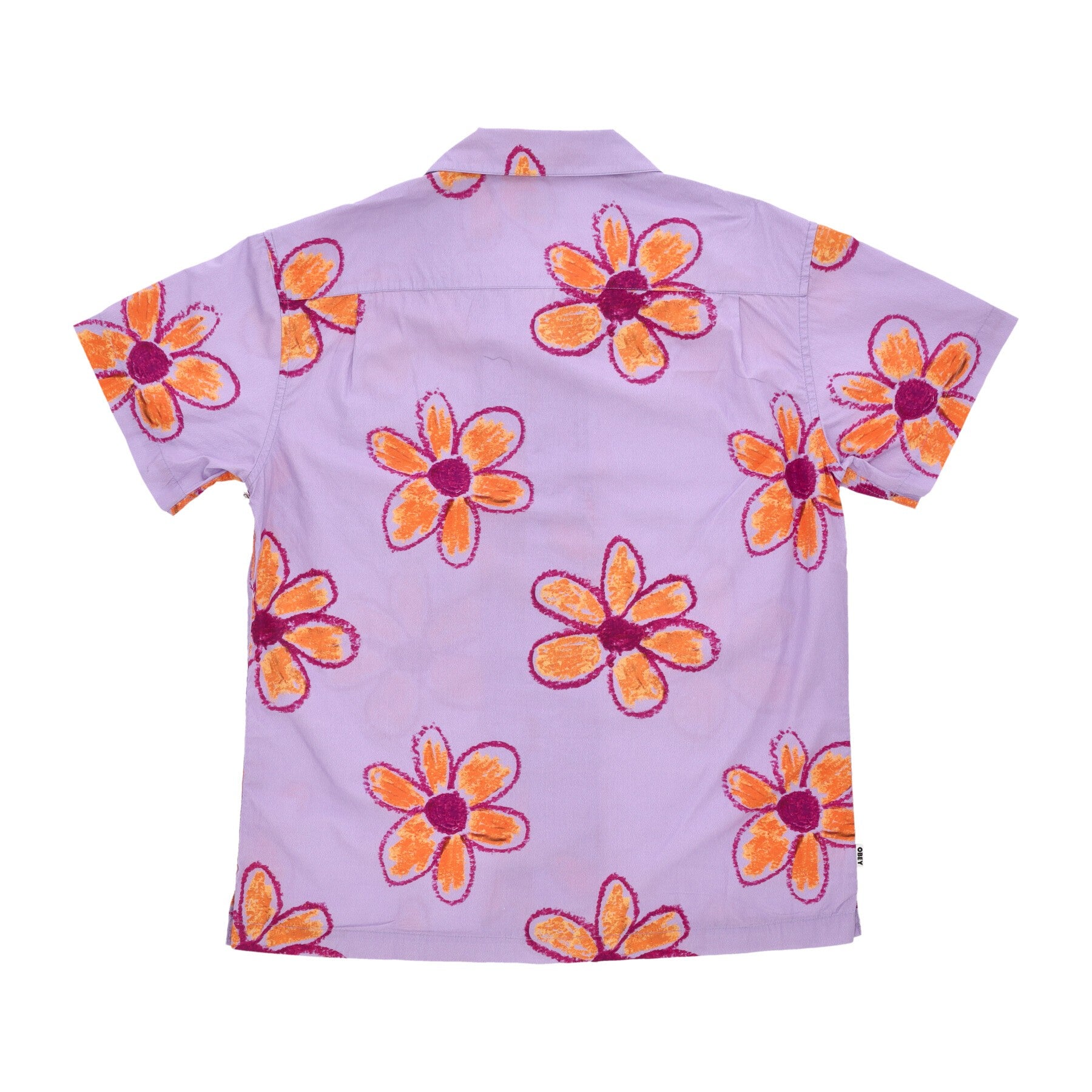 Obey, Camicia Manica Corta Uomo Wyatt Woven S, 