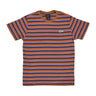 Huf, Maglietta Uomo Webster Stripe Knit Top, Rose