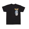 Huf, Maglietta Uomo Dicey Tee, Black