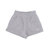Nike, Pantalone Corto Tuta Felpato Donna Phoenix Fleece Hr Short, Dk Grey Heather/sail