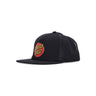 Santa Cruz, Cappellino Visiera Piatta Uomo Classic Dot Meshback Cap, Black/black