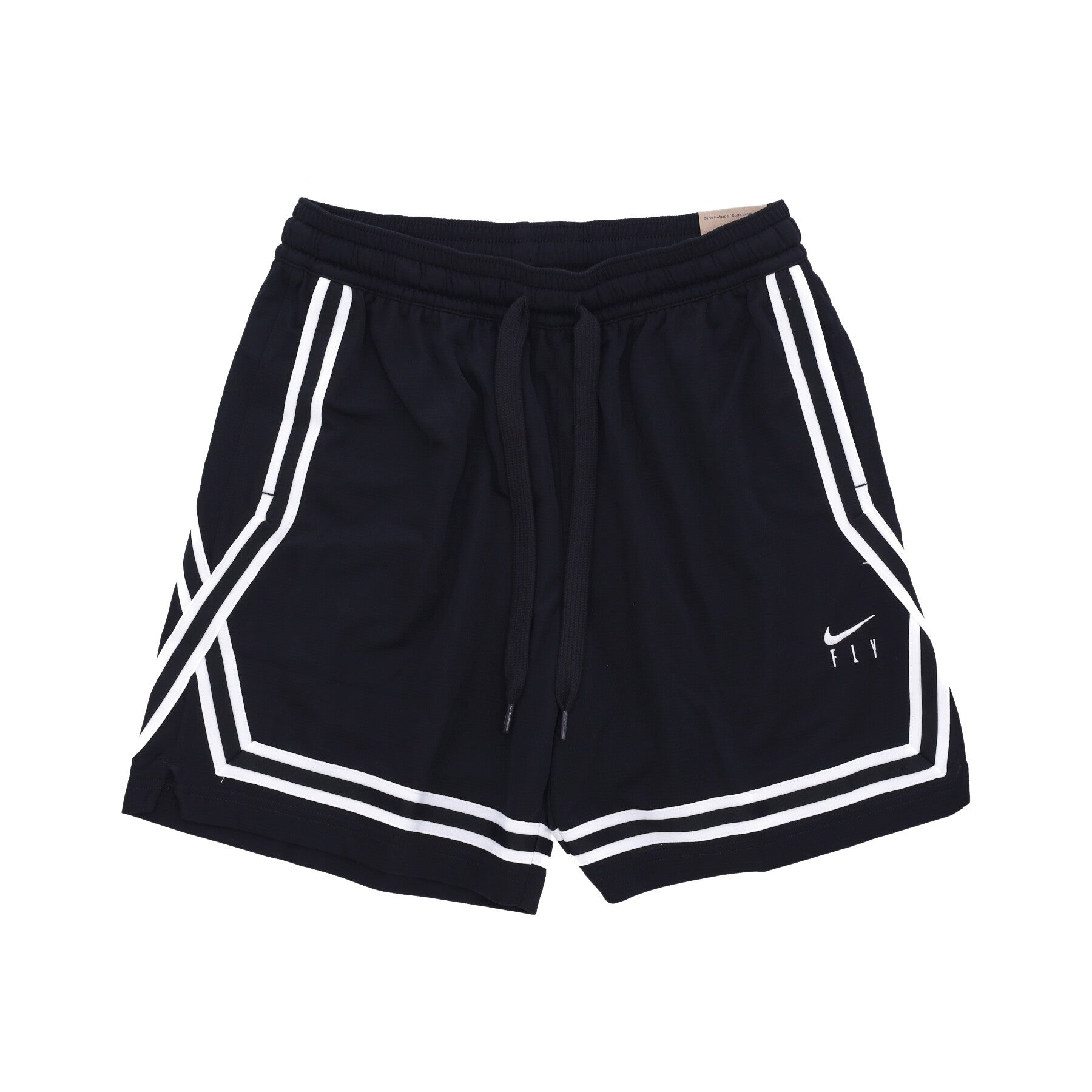 Nike, Pantaloncino Tipo Basket Donna Fly Crossover Basketball Short, Black/white