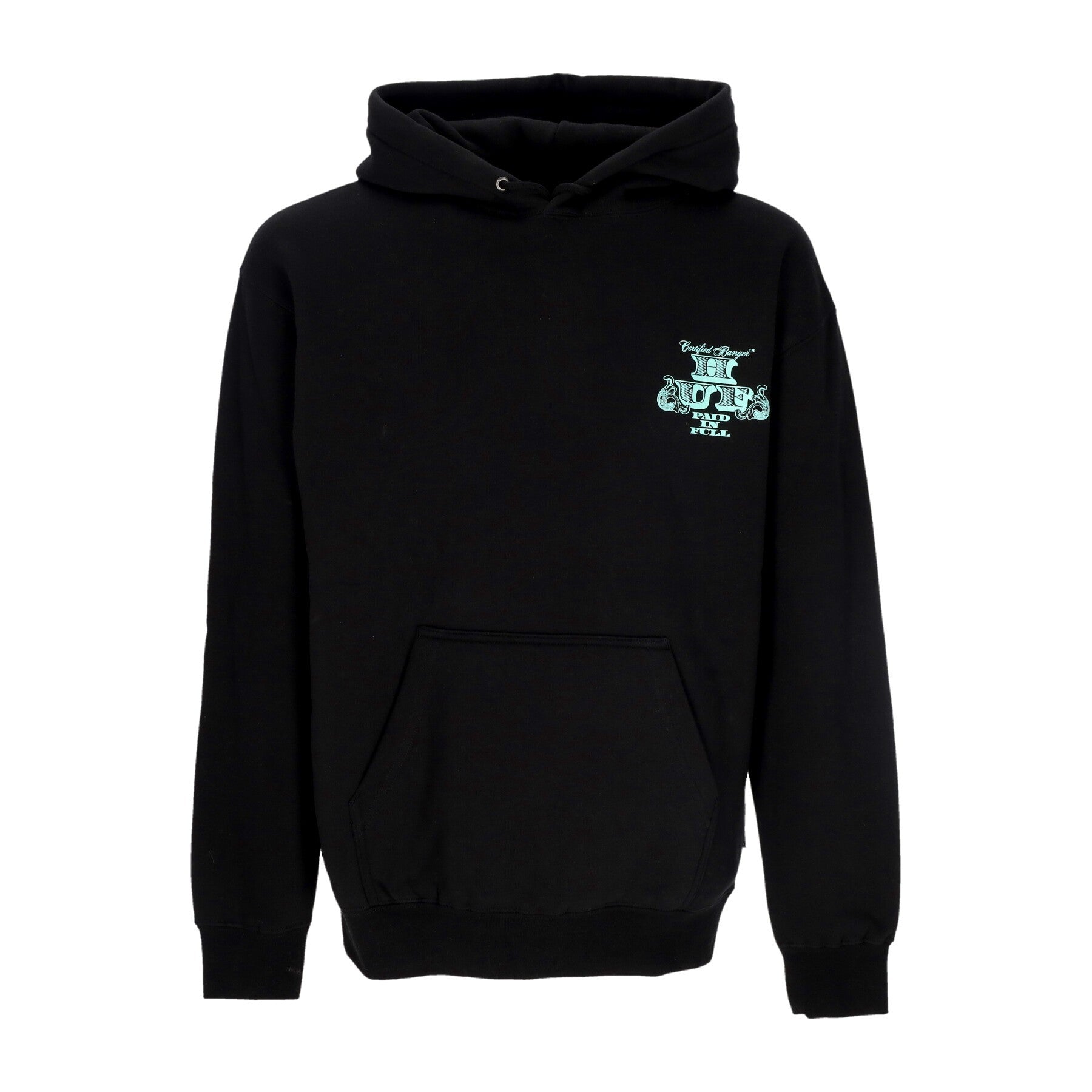 Huf, Felpa Cappuccio Uomo Paid In Full Po Hoodie, 