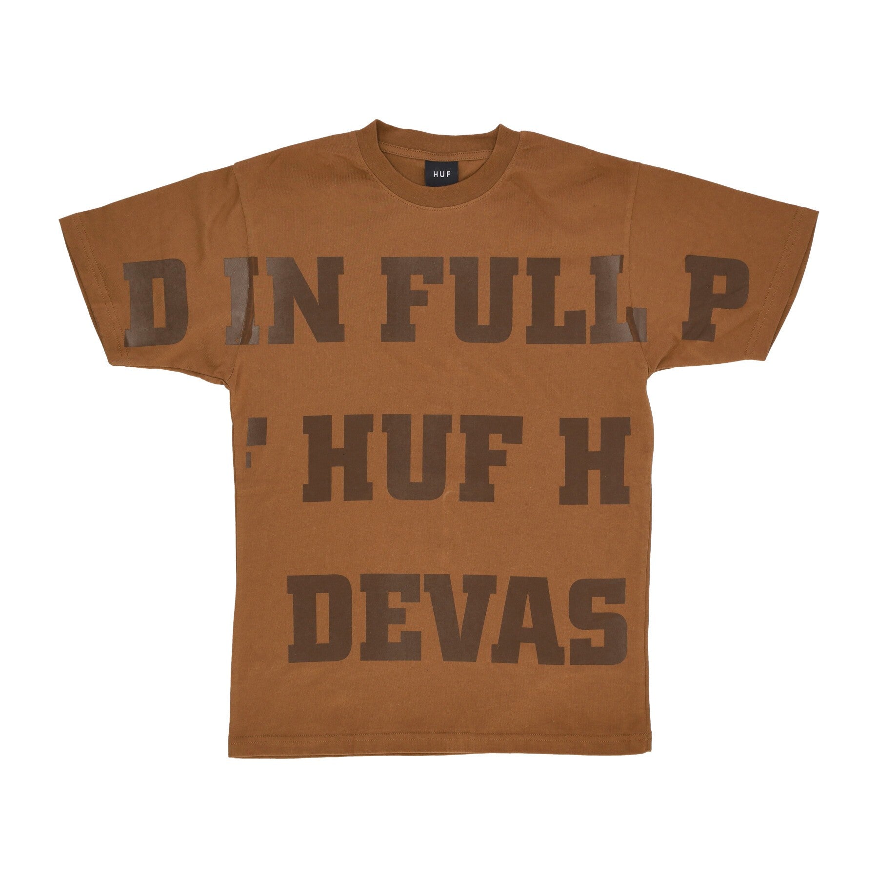 Huf, Maglietta Uomo Live Large Tee, Rubber