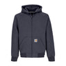 Carhartt Wip, Felpa Leggera Cappuccio Zip Uomo Light-lux Hooded Jacket, Black