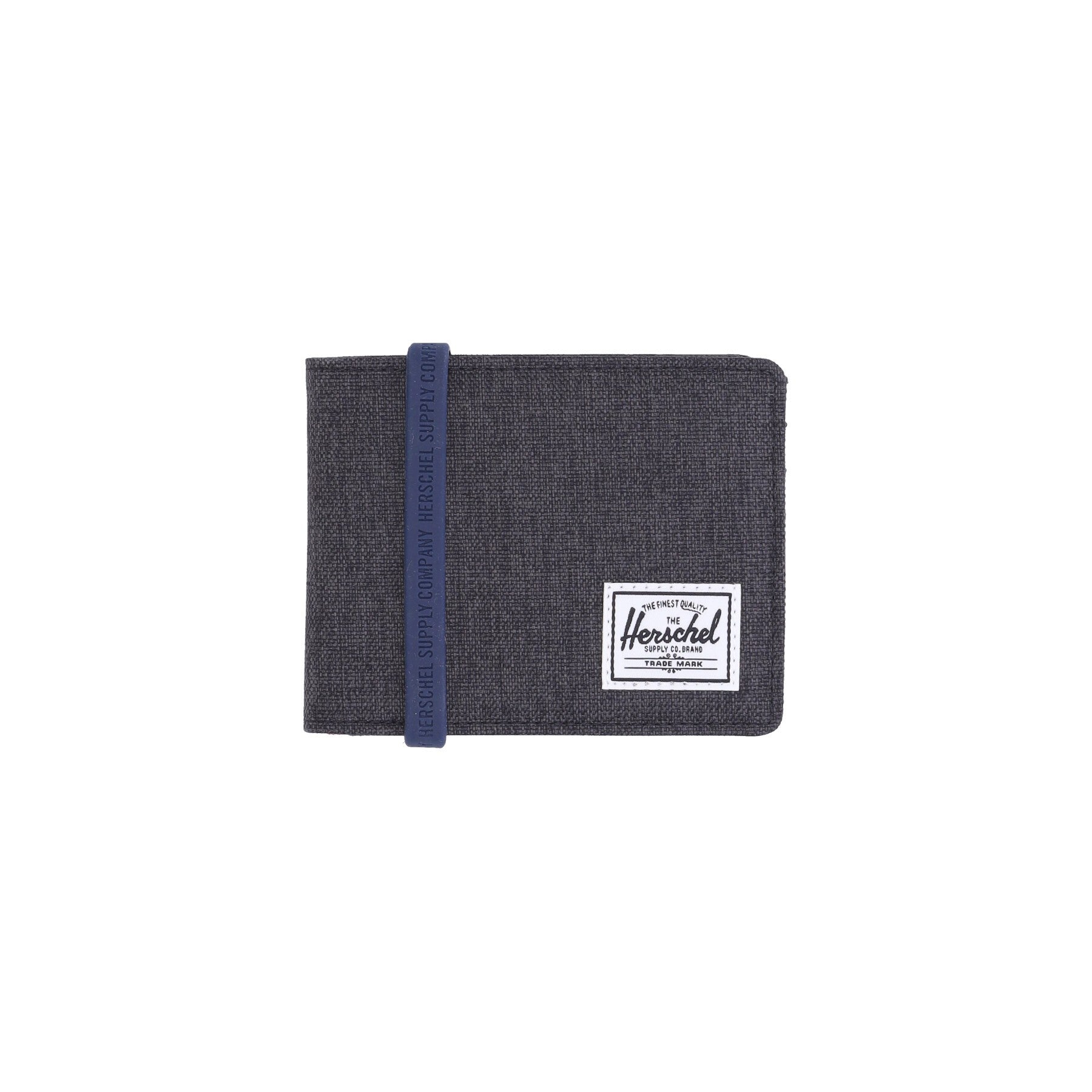 Herschel, Portafoglio Uomo Roy Rfid, Black Crosshatch