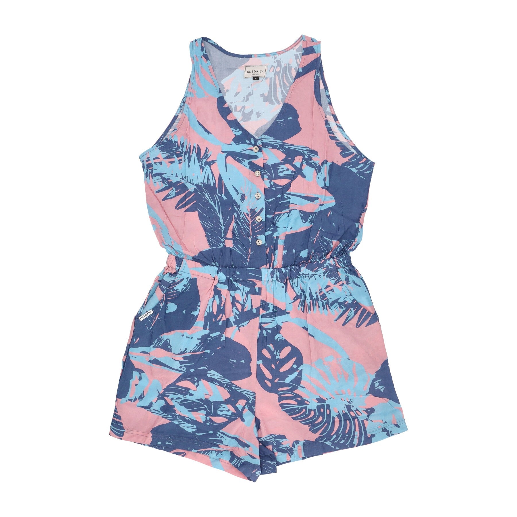 Iriedaily, Tuta Intera Donna Urbany Jumpsuit, Navy Blue