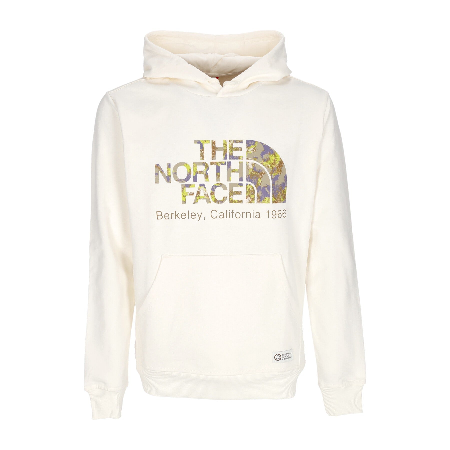 The North Face, Felpa Leggera Cappuccio Uomo Berkeley California Hoodie, Gardenia White