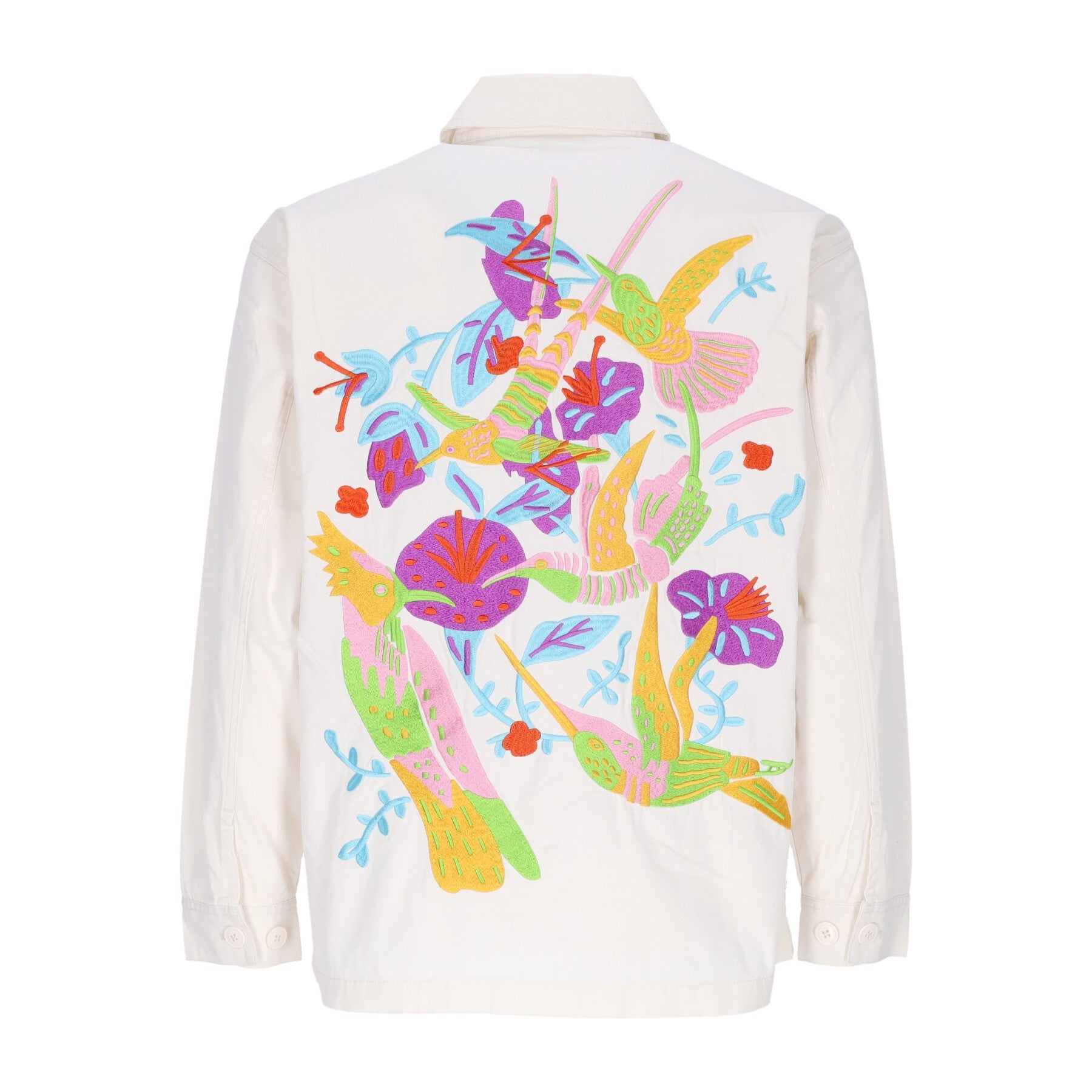 Obey, Giubbotto Uomo Contrast Shirt Jacket, Unbleached