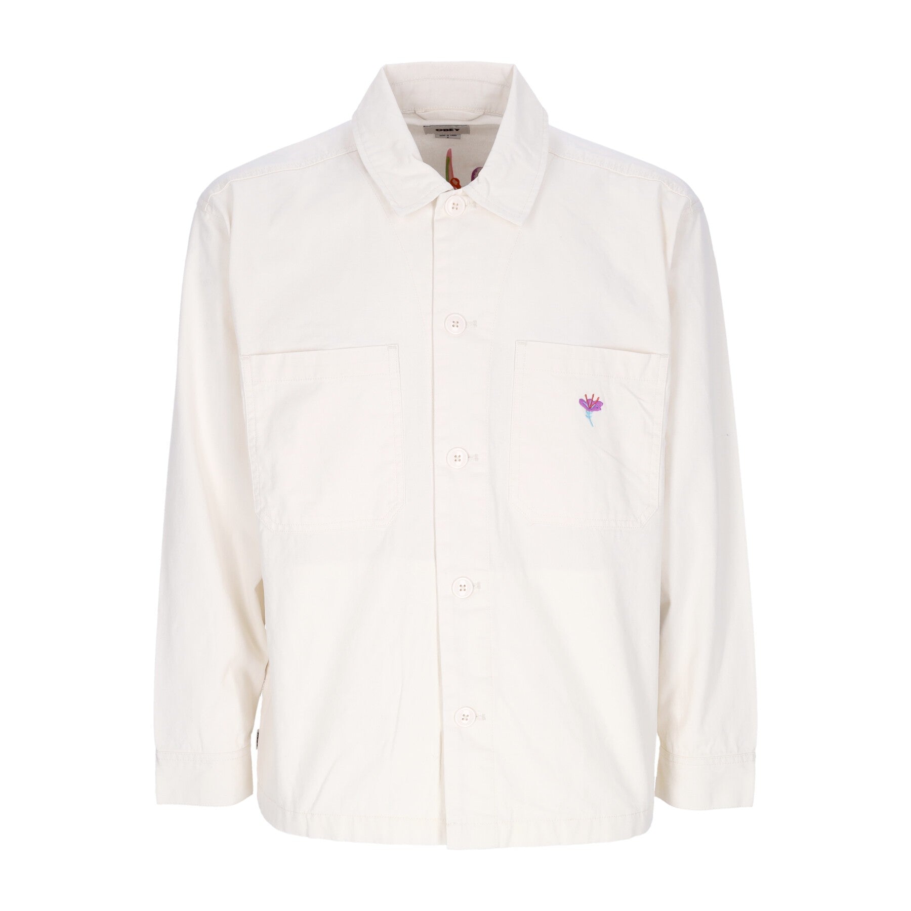 Obey, Giubbotto Uomo Contrast Shirt Jacket, 