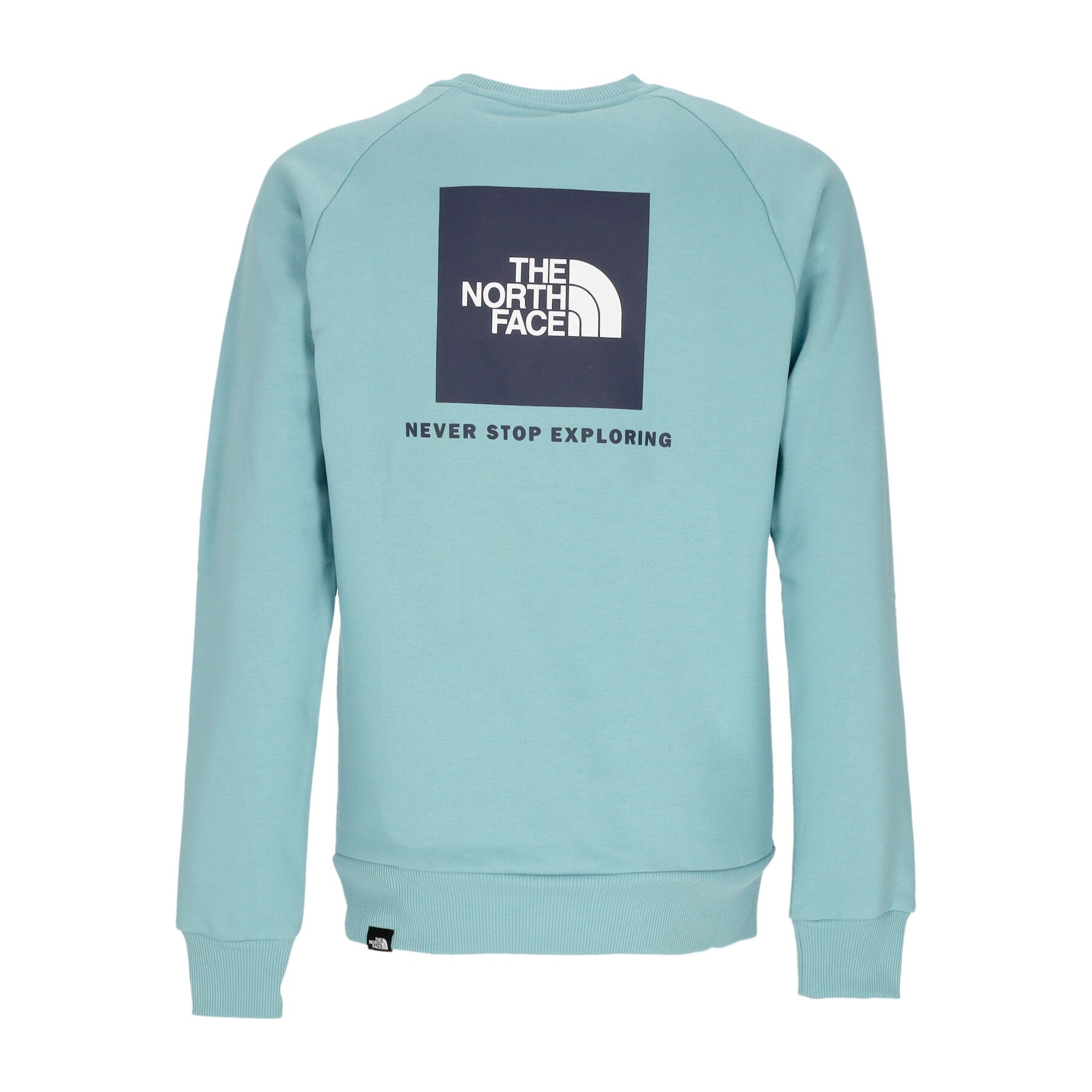 The North Face, Felpa Girocollo Uomo Ragland Redbox Crewneck, Reef Waters