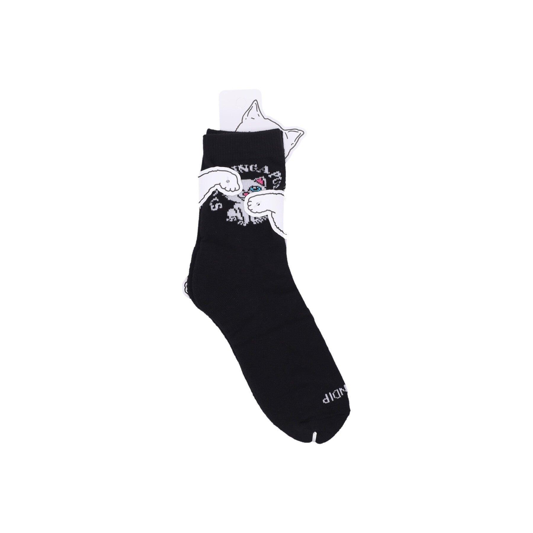 Ripndip, Calza Media Uomo Stop Being A Pussy Mid Socks, Black
