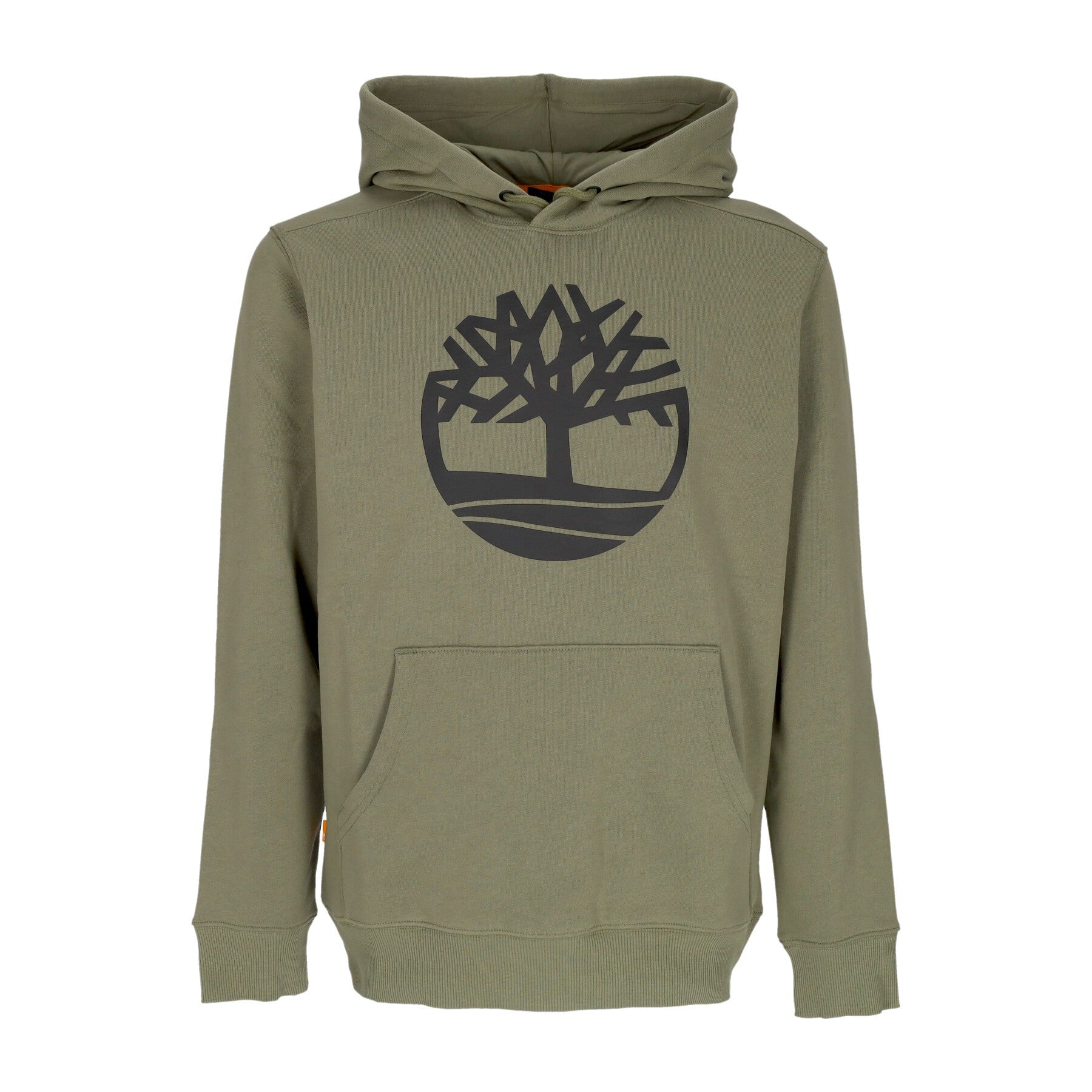 Timberland, Felpa Cappuccio Uomo Tree Logo Hoodie, Cassel Earth/black