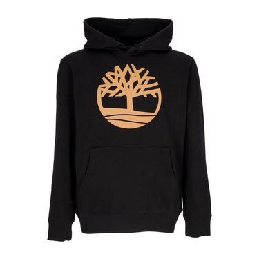 Timberland, Felpa Cappuccio Uomo Tree Logo Hoodie, Black/wheat Boot