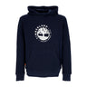 Timberland, Felpa Leggera Cappuccio Uomo Refibra Hooded Sweatshirt, Dark Sapphire
