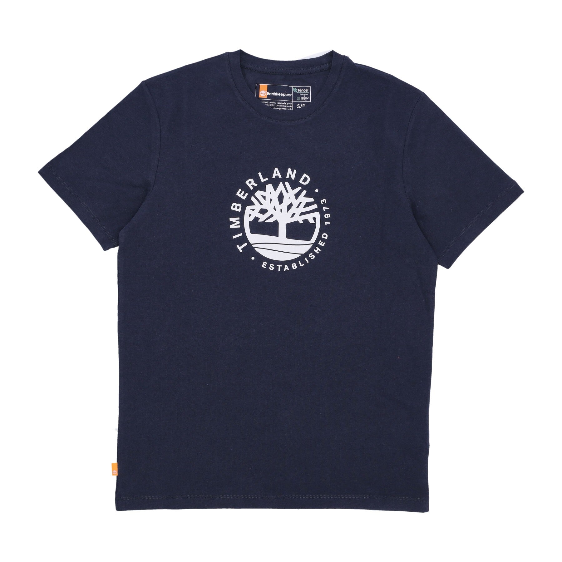 Timberland, Maglietta Uomo Refibra Graphic Tee, Dark Sapphire