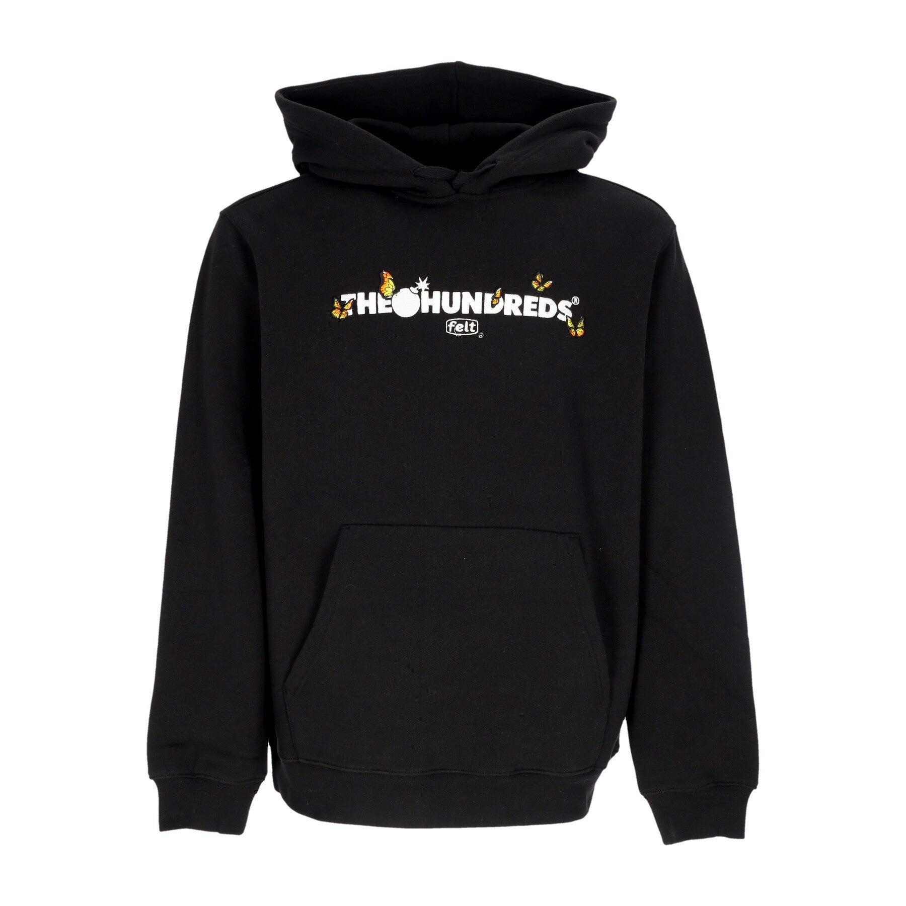 The Hundreds, Felpa Cappuccio Uomo Butterfly Adam Pullover, 