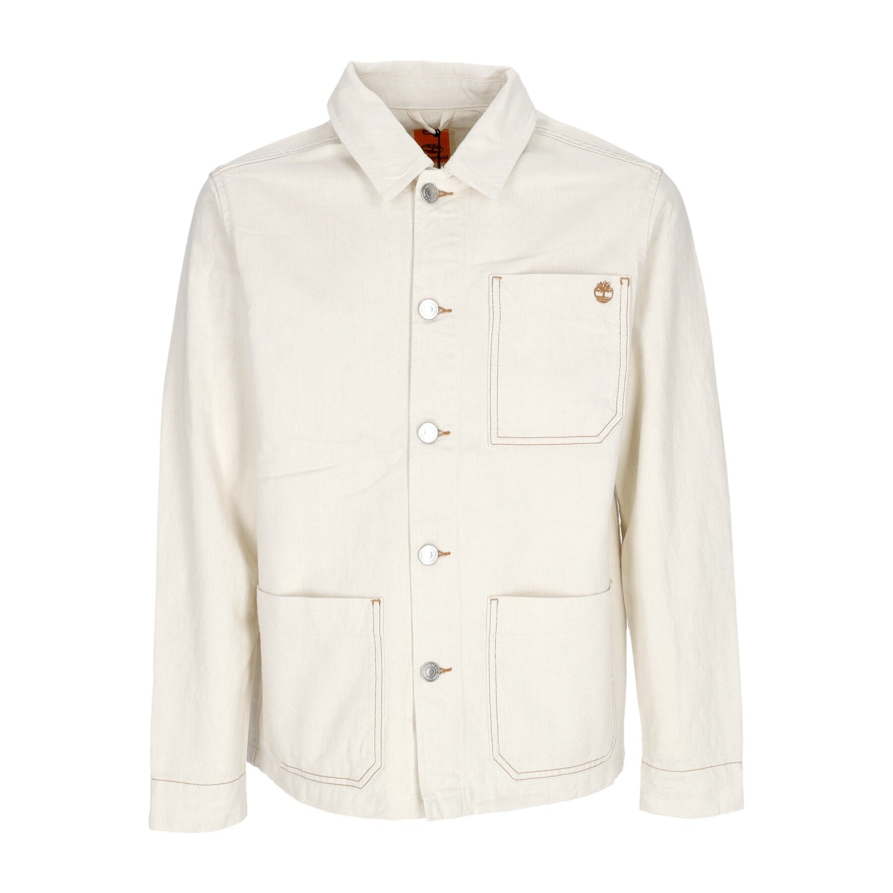Timberland, Giacca Workwear Uomo Wf Chore Jacket, Undyed