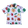 The Hundreds, Camicia Manica Corta Uomo Blooming Woven, Light Blue