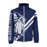 Mitchell & Ness, Giacca A Vento Uomo Ncaa Exploded Logo Warm Up Jacket Geohoy, Navy