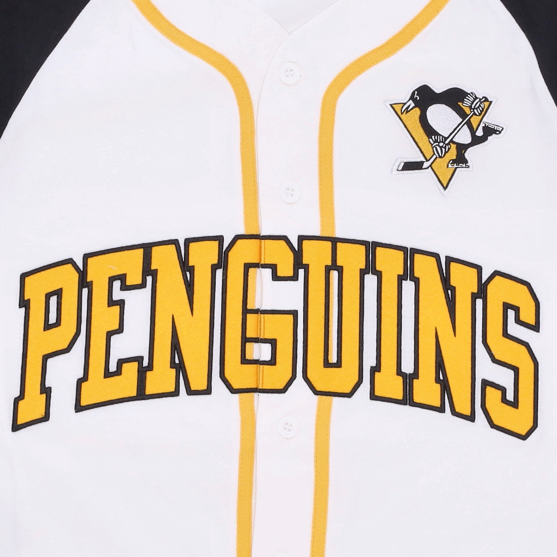 Mitchell & Ness, Casacca Bottoni Uomo Nhl Practice Day Button Front Jersey Pitpen, 