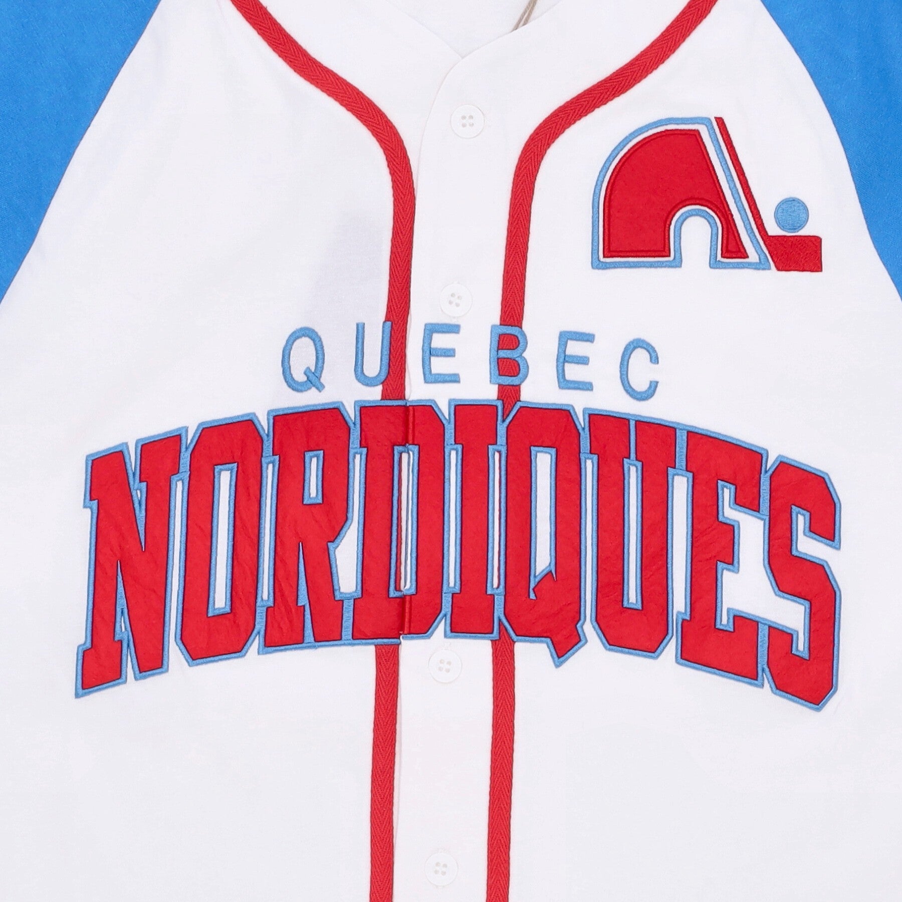 Mitchell & Ness, Casacca Bottoni Uomo Nhl Practice Day Button Front Jersey Quenor, 