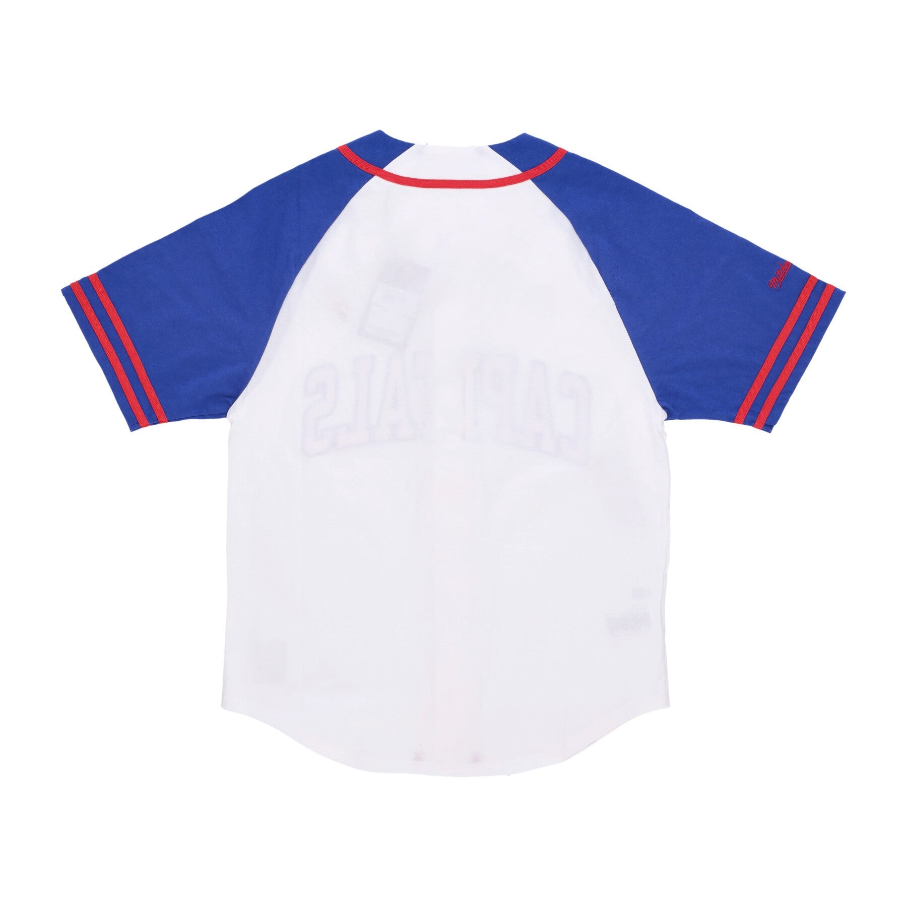 Mitchell & Ness, Casacca Bottoni Uomo Nhl Practice Day Button Front Jersey Wascap, 