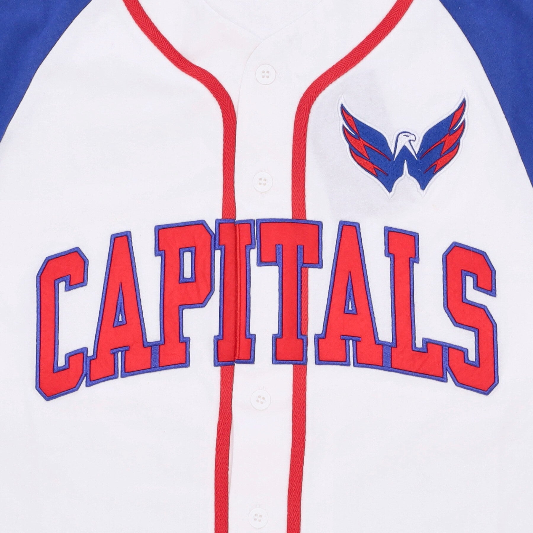 Mitchell & Ness, Casacca Bottoni Uomo Nhl Practice Day Button Front Jersey Wascap, 