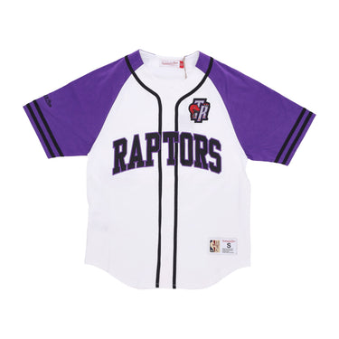 Mitchell & Ness, Casacca Bottoni Uomo Nba Practice Day Button Front Jersey Hardwood Classics Torrap, White
