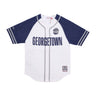 Mitchell & Ness, Casacca Bottoni Uomo Ncaa Practice Day Button Front Jersey Geohoy, White