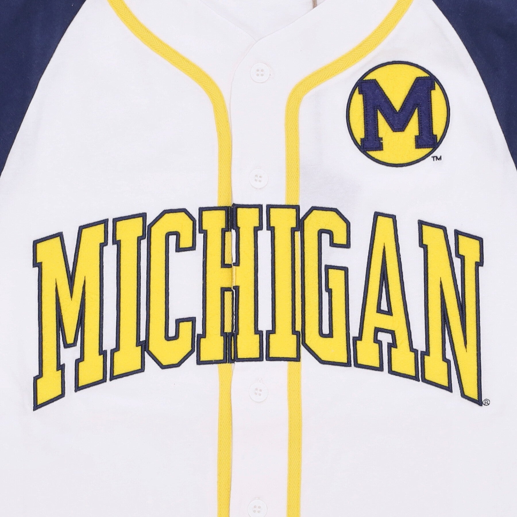 Mitchell & Ness, Casacca Bottoni Uomo Ncaa Practice Day Button Front Jersey Micwol, 