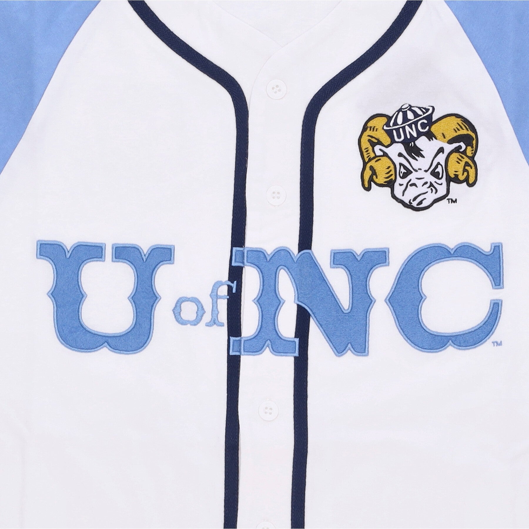 Mitchell & Ness, Casacca Bottoni Uomo Ncaa Practice Day Button Front Jersey Unchee, 