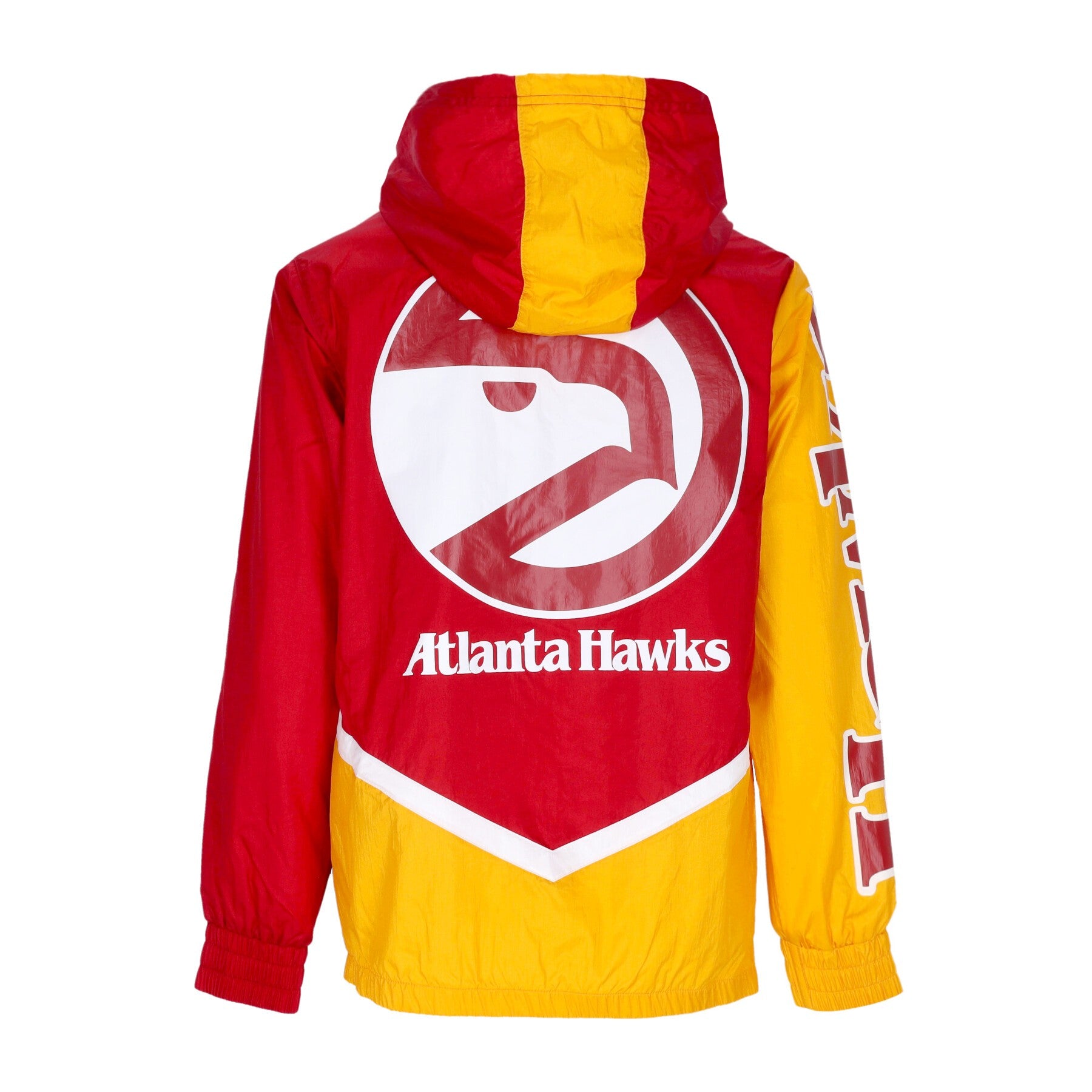 Mitchell & Ness, Giacca A Vento Uomo Nba Undeniable Full Zip Windbreaker Hardwood Classics Atlhaw, 