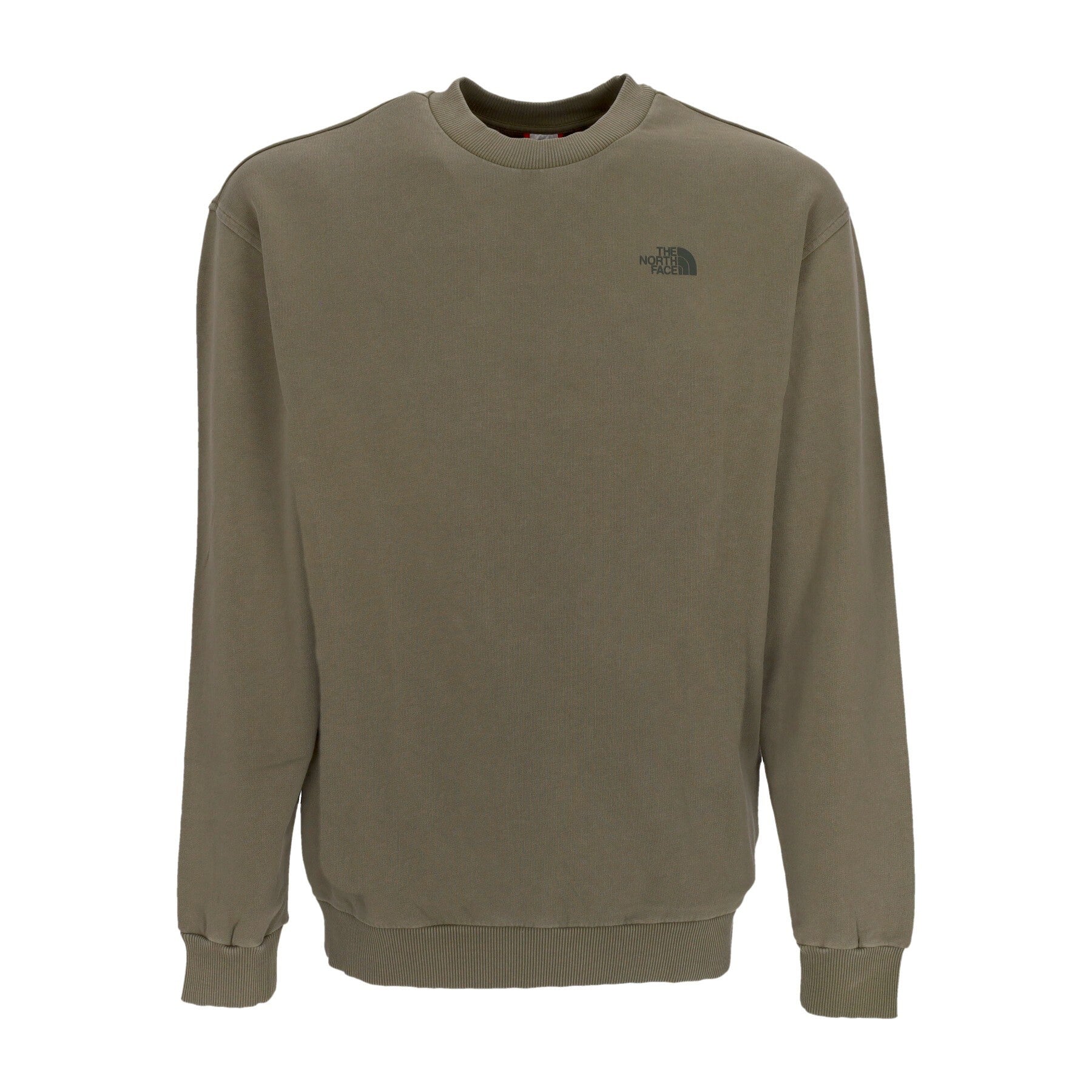 The North Face, Felpa Leggera Girocollo Uomo Heritage Dye Pack Logowear Crewneck, New Taupe Green