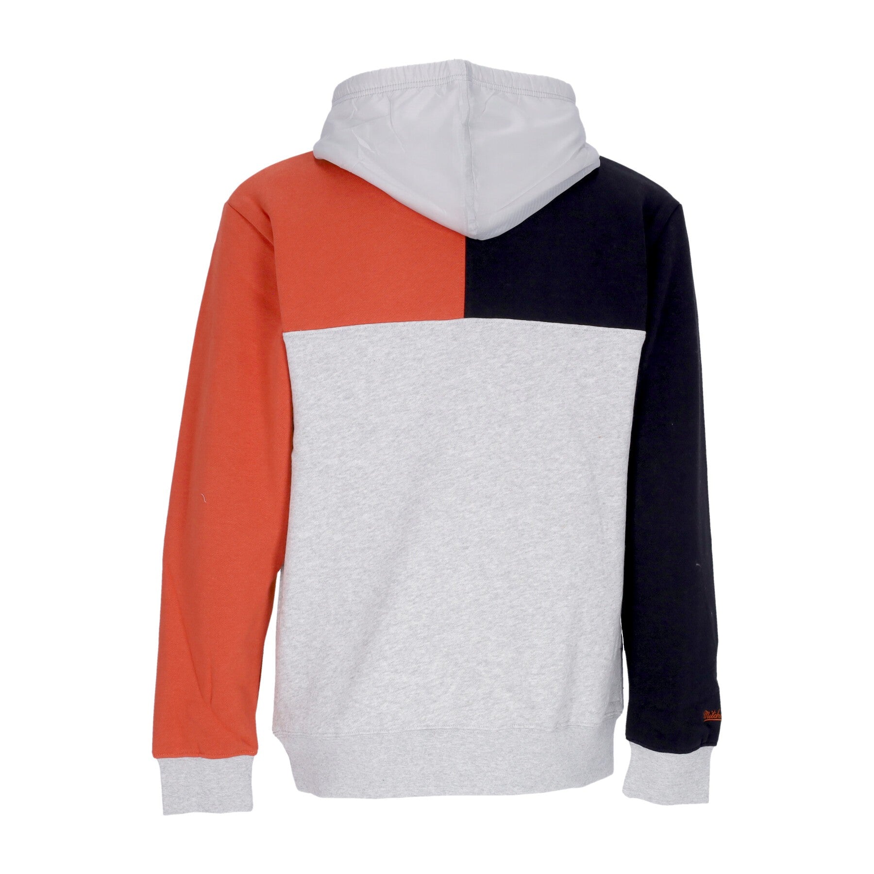 Mitchell & Ness, Felpa Cappuccio Uomo Ncaa Tie Breaker Fleece Hoodie Texlon, 