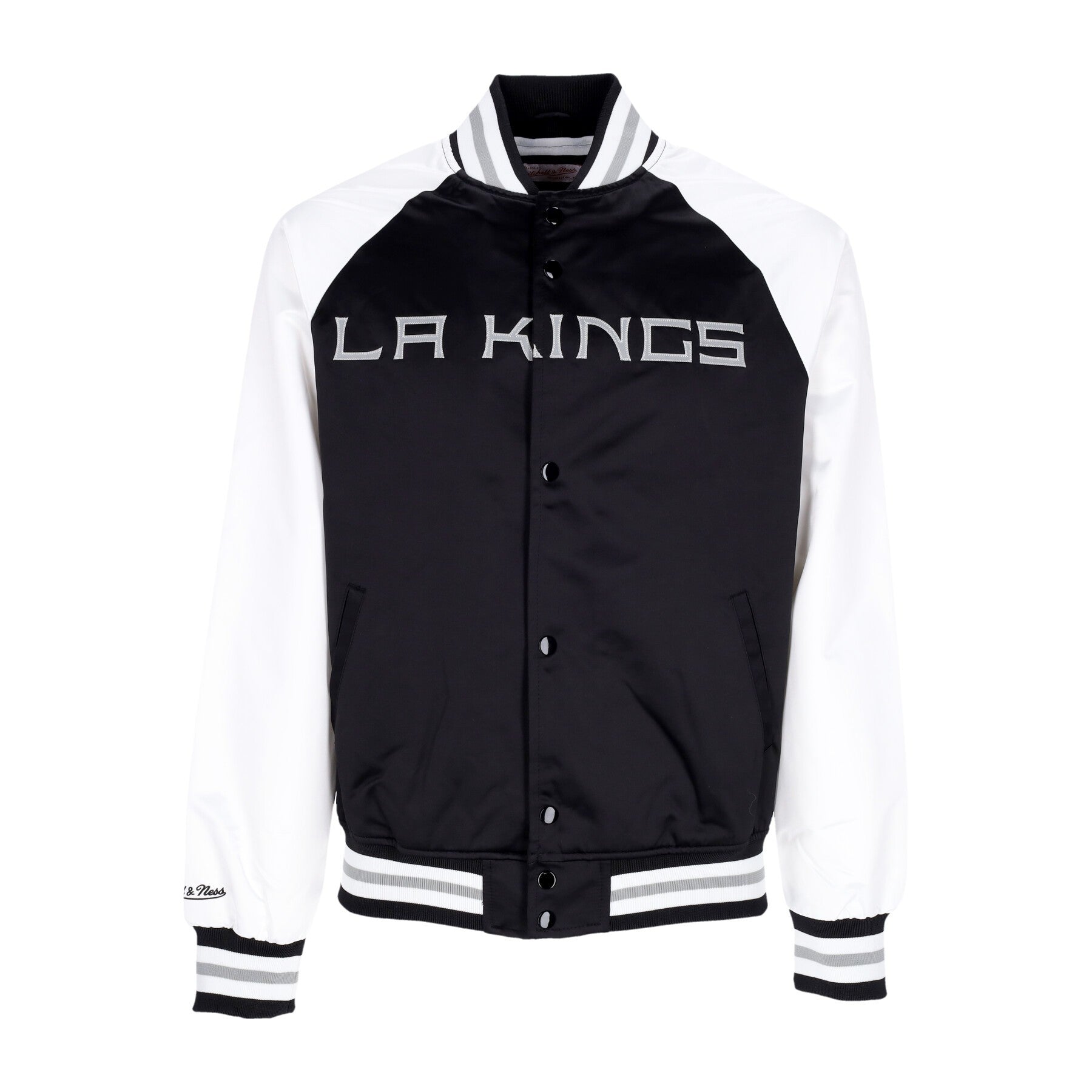 Herren Bomberjacke NHL Primetime Lw Satinjacke Loskin Schwarz