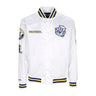 Mitchell & Ness, Giubbotto Bomber Uomo Ncaa Hometown Lw Satin Jacket Micwol, White