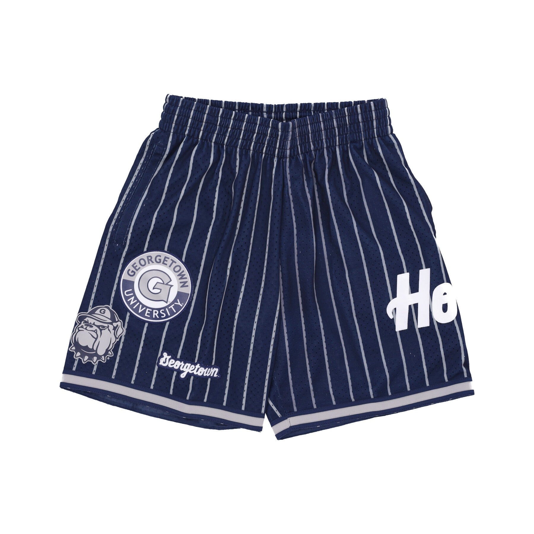 Mitchell & Ness, Pantaloncino Basket Uomo Ncaa Hometown Mesh Short Geohoy, Navy