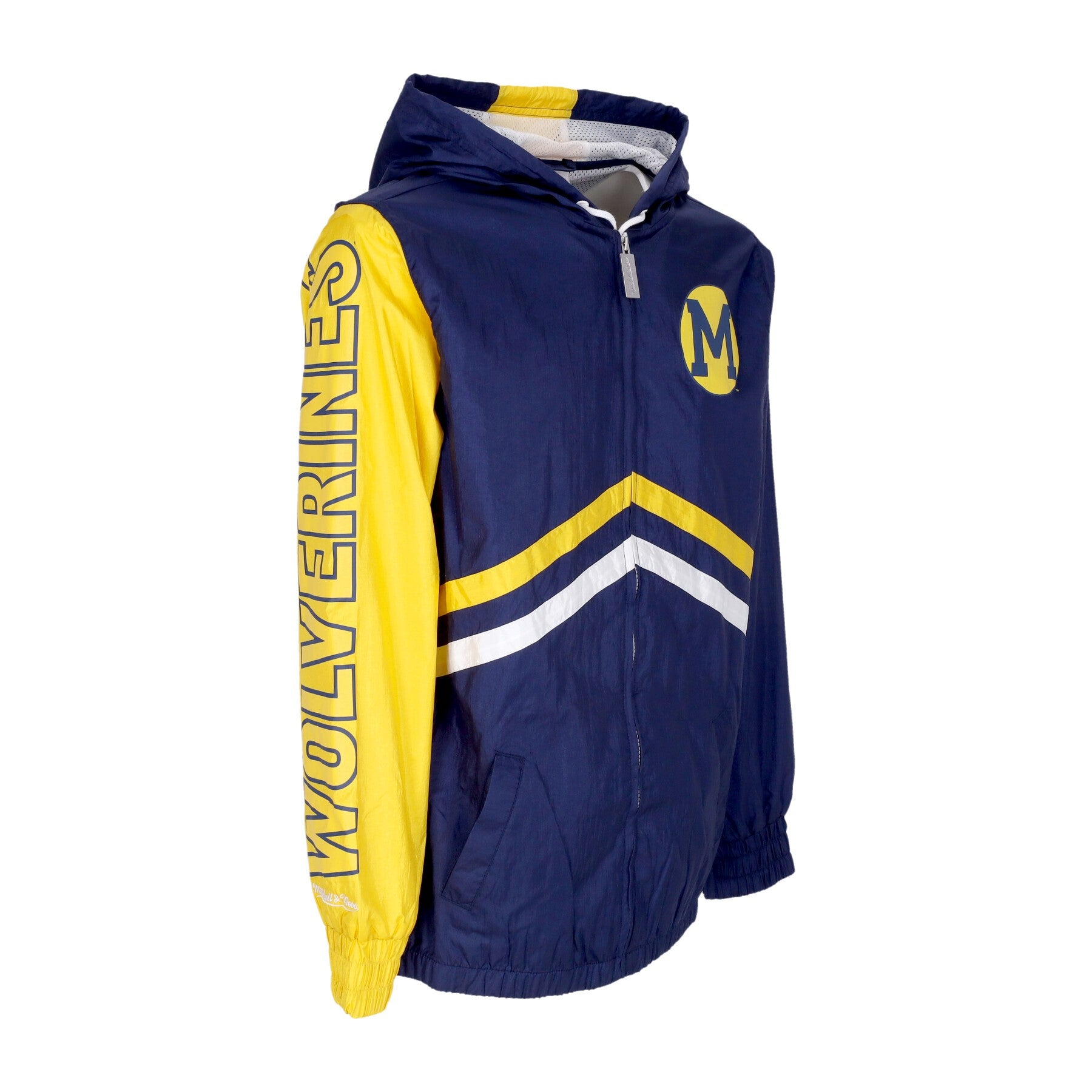 Mitchell & Ness, Giacca A Vento Uomo Ncaa Undeniable Full Zip Windbreaker Micwol, 