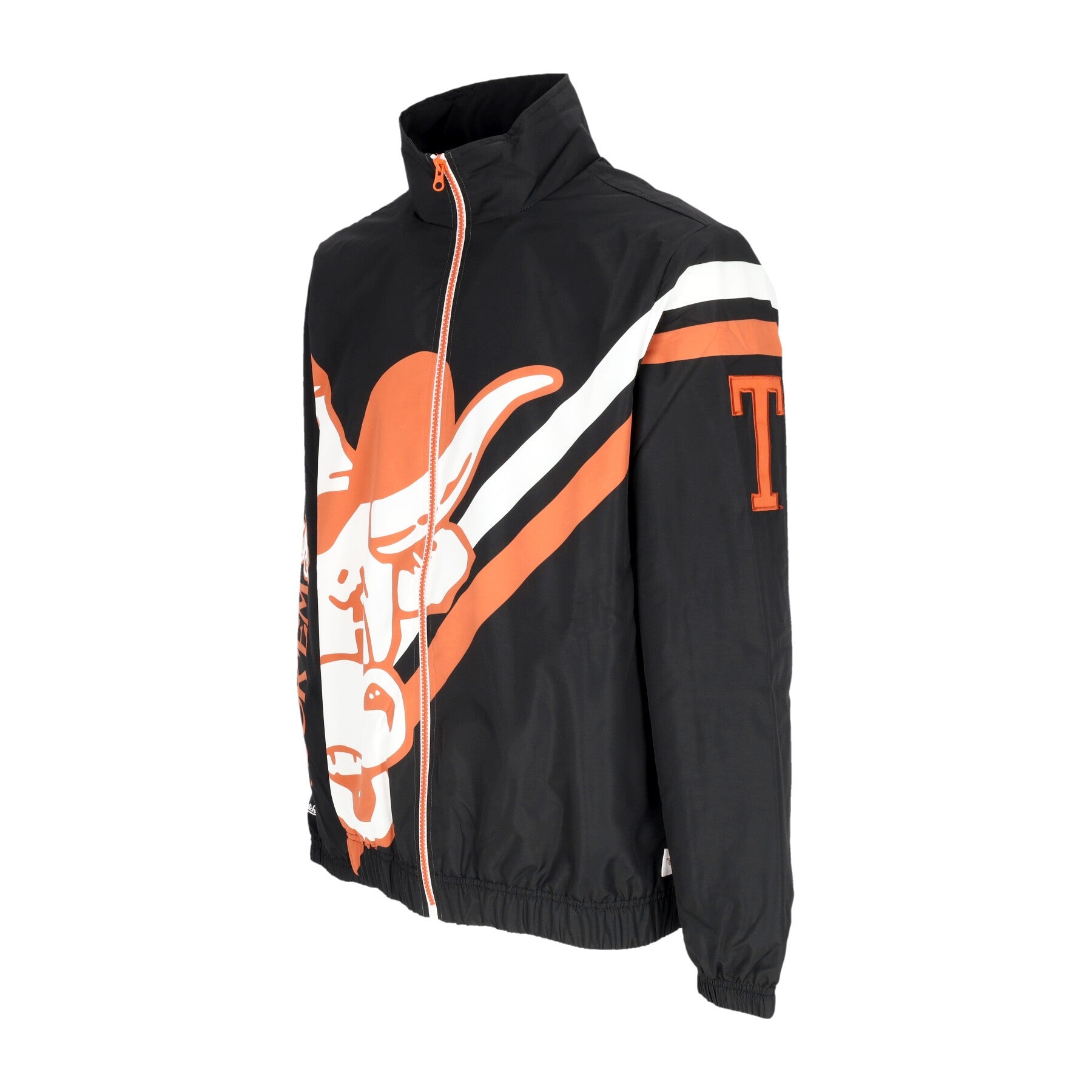 Mitchell & Ness, Giacca A Vento Uomo Ncaa Exploded Logo Warm Up Jacket Texlon, 