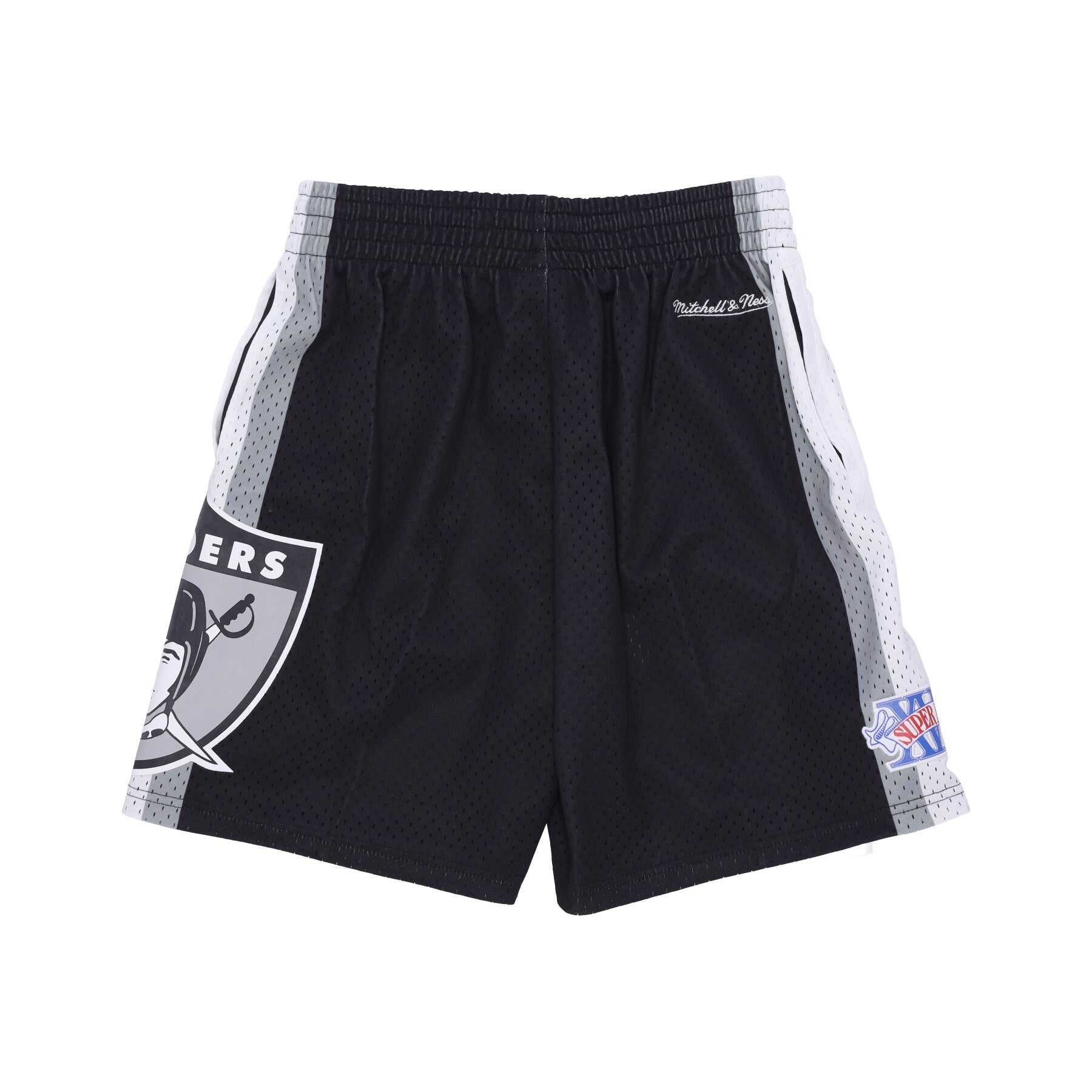 Mitchell & Ness, Pantaloncino Tipo Basket Uomo Nfl Hometown Mesh Short Oakrai, 