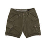 Alpha Industries, Pantalone Corto Uomo Combat Short, Dark Olive